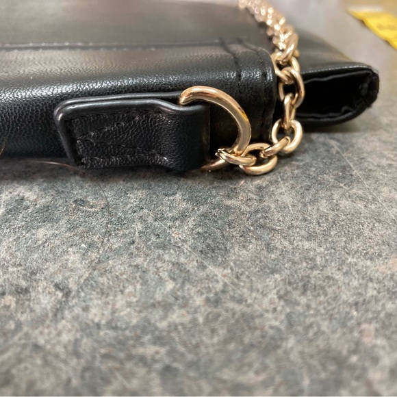 Versace Parfums Black with Gold Chain Strap Small Crossbody Bag - Picture 8 of 13